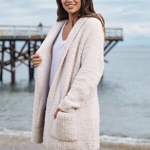 Barefoot Dreams Almond Color Nubby Sweater
